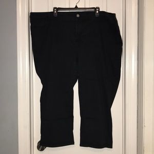 Lane Bryant Black Capri pants